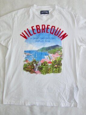 VILEBREQUIN A Saint-Barthelemy Depuis 1996 T-Shirt Large Made in Italy